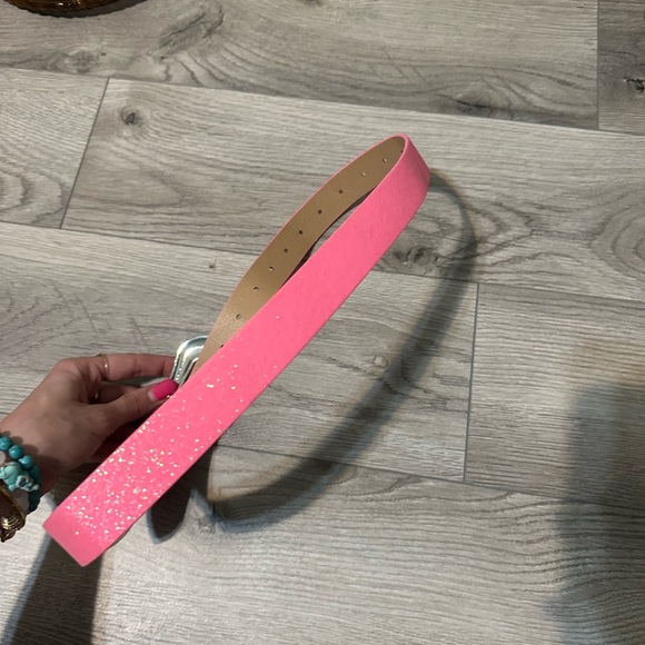 Pink Rhinestone Buckle Belt - Picture 4 of 6